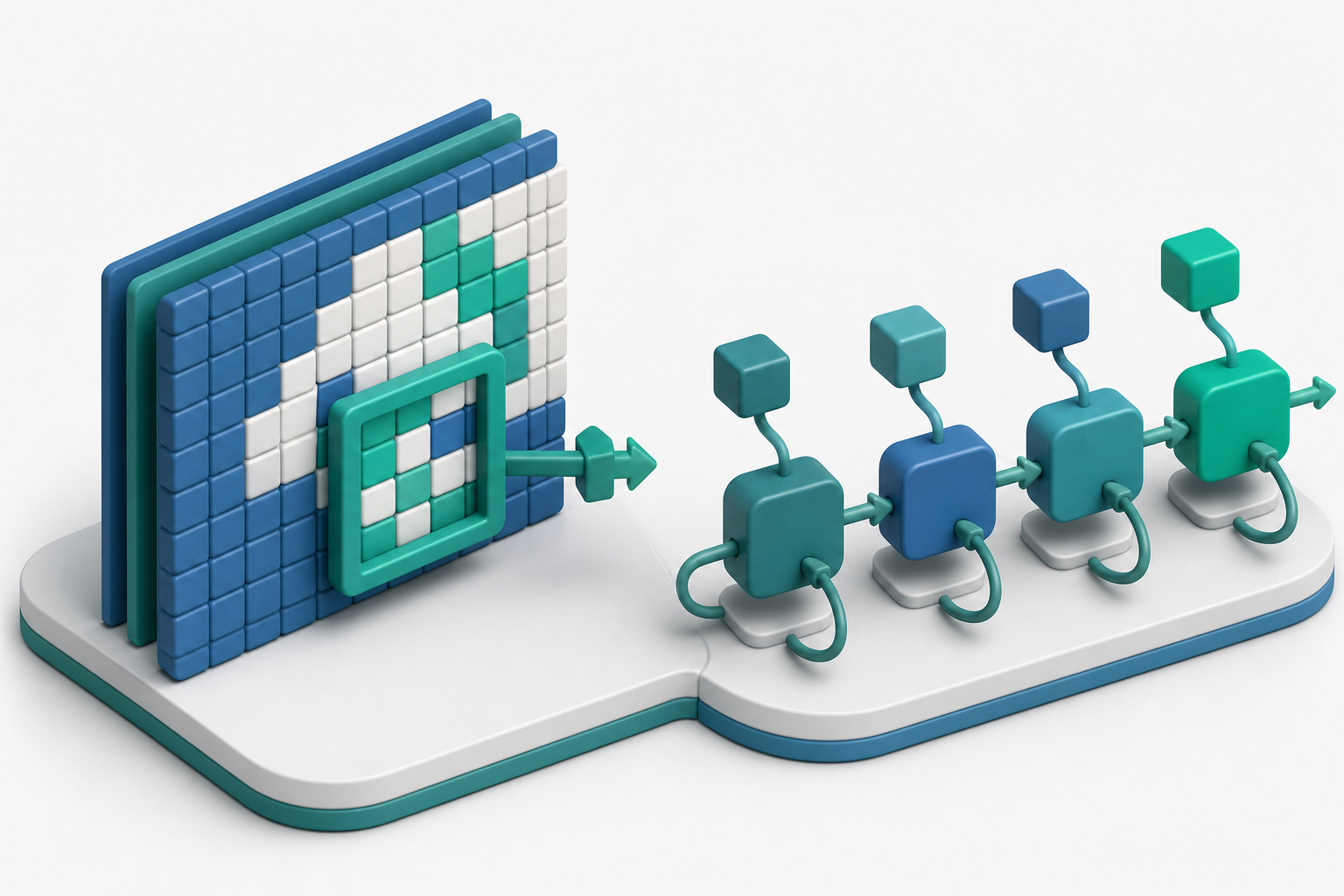 CNN 與 RNN：看影像與讀序列的兩種網路 illustration